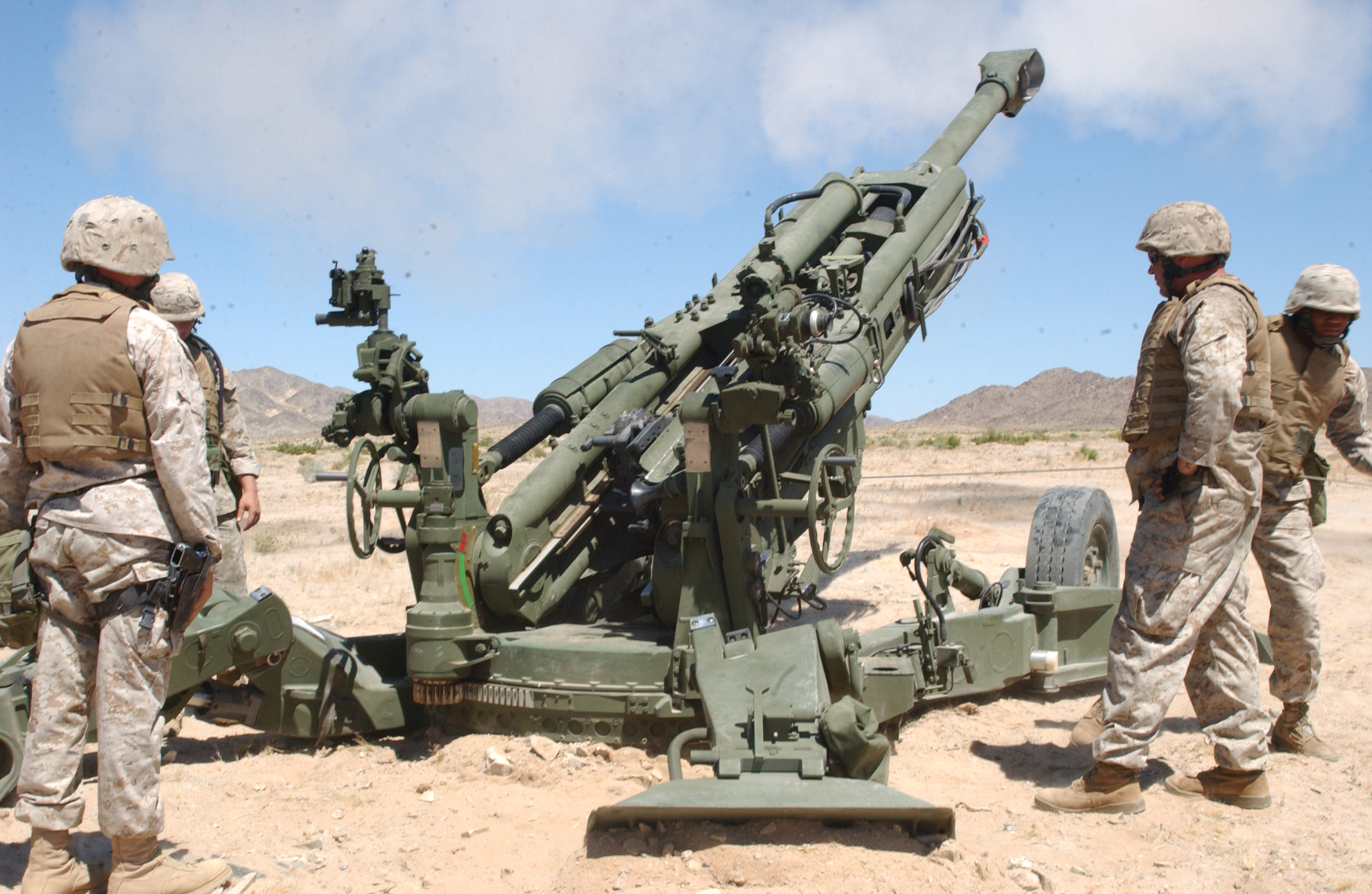 Die M777-Haubitze (Bild) hat große Ähnlichkeit mit der neu entwickelten chinesischen Haubitze AH-4.