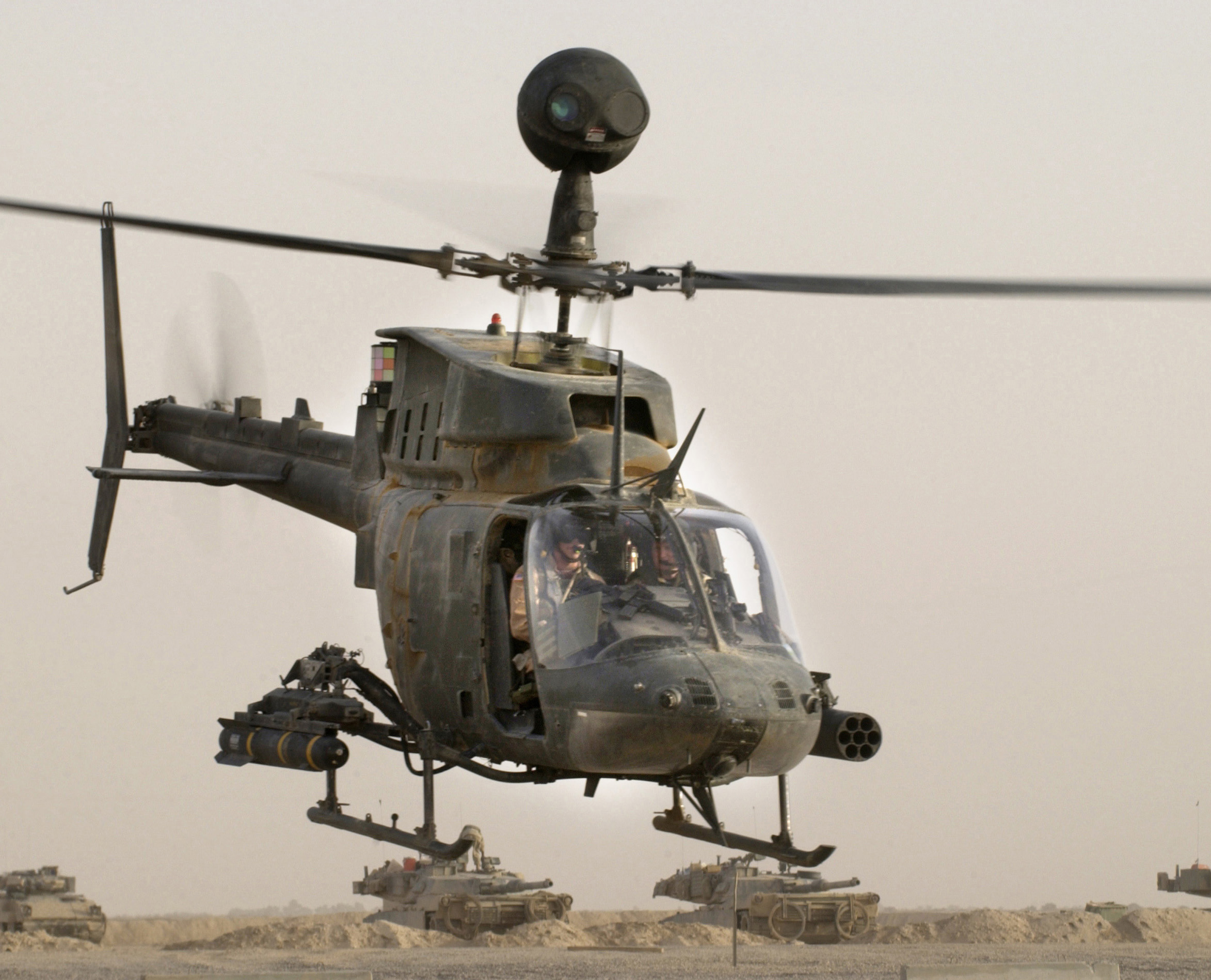 Ein OH-58D Kiowa Warrior wie er nun auch den kroatischen Streitkräften zur Verfügung steht.