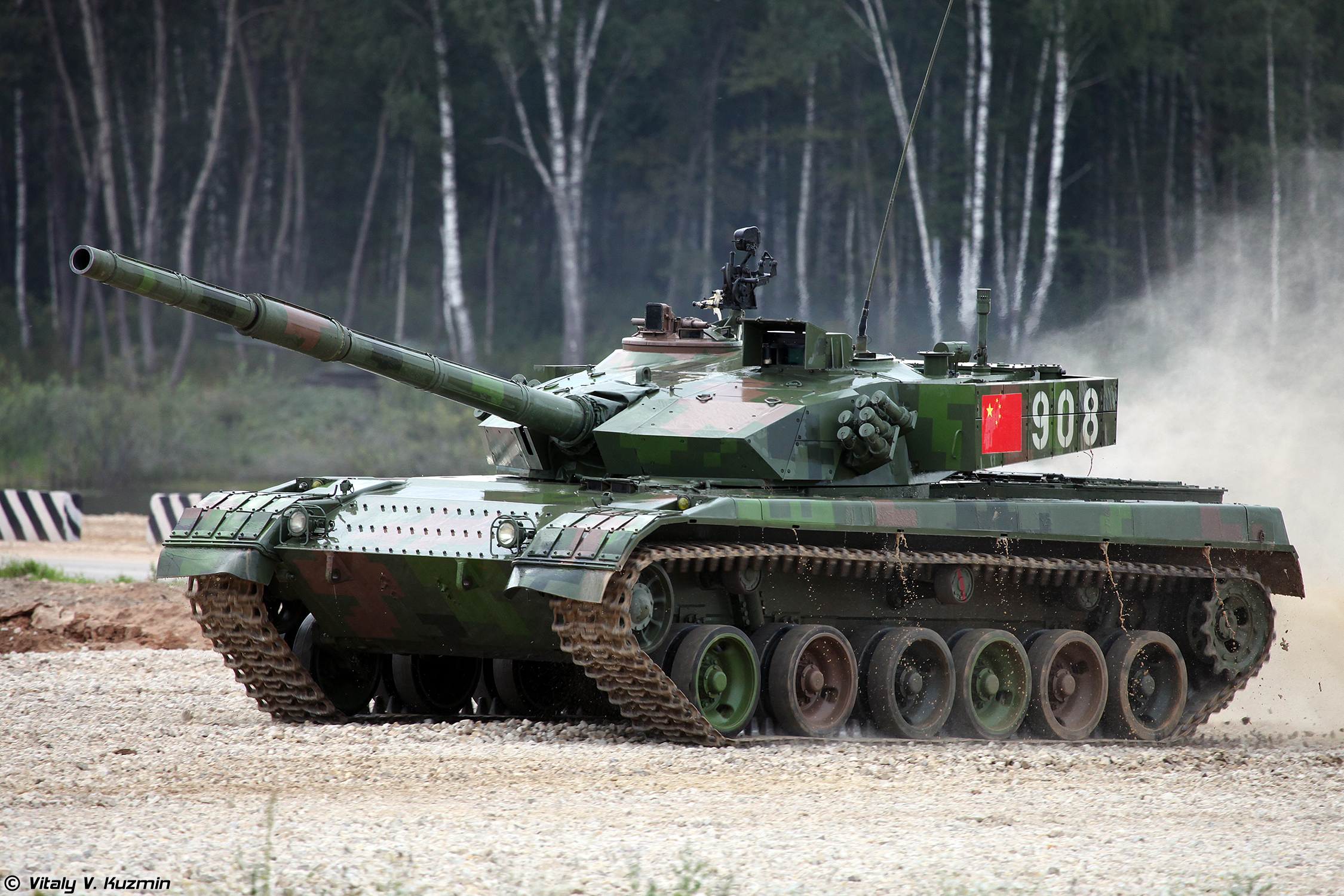 Der chinesische Kampfpanzer vom Typ 96A.