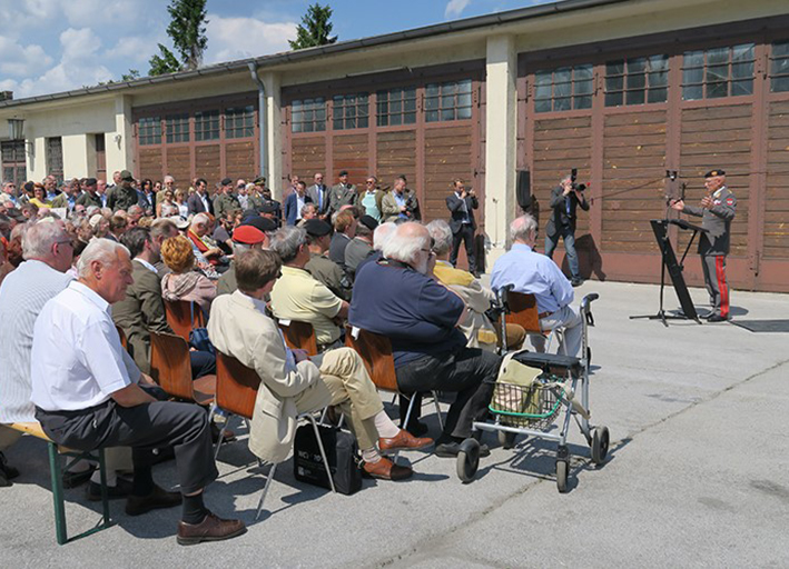 Der Chef des Generalstabes, General Mag. Othmar Commenda bei seiner Ansprache. (Foto: HGM, Weghaupt)