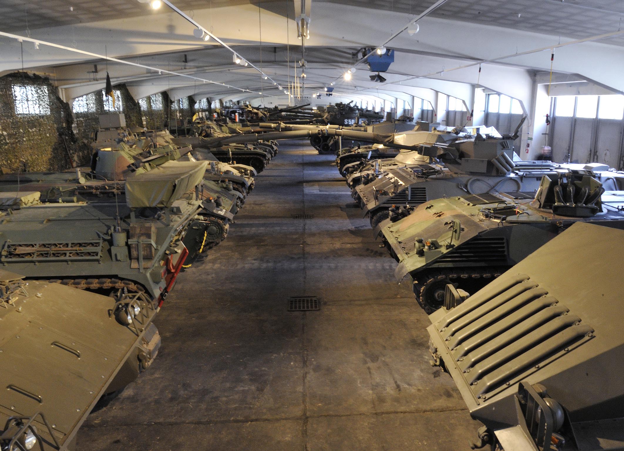 Blick in die neu eröffnete Panzerhalle. (Foto: HGM, Weghaupt)