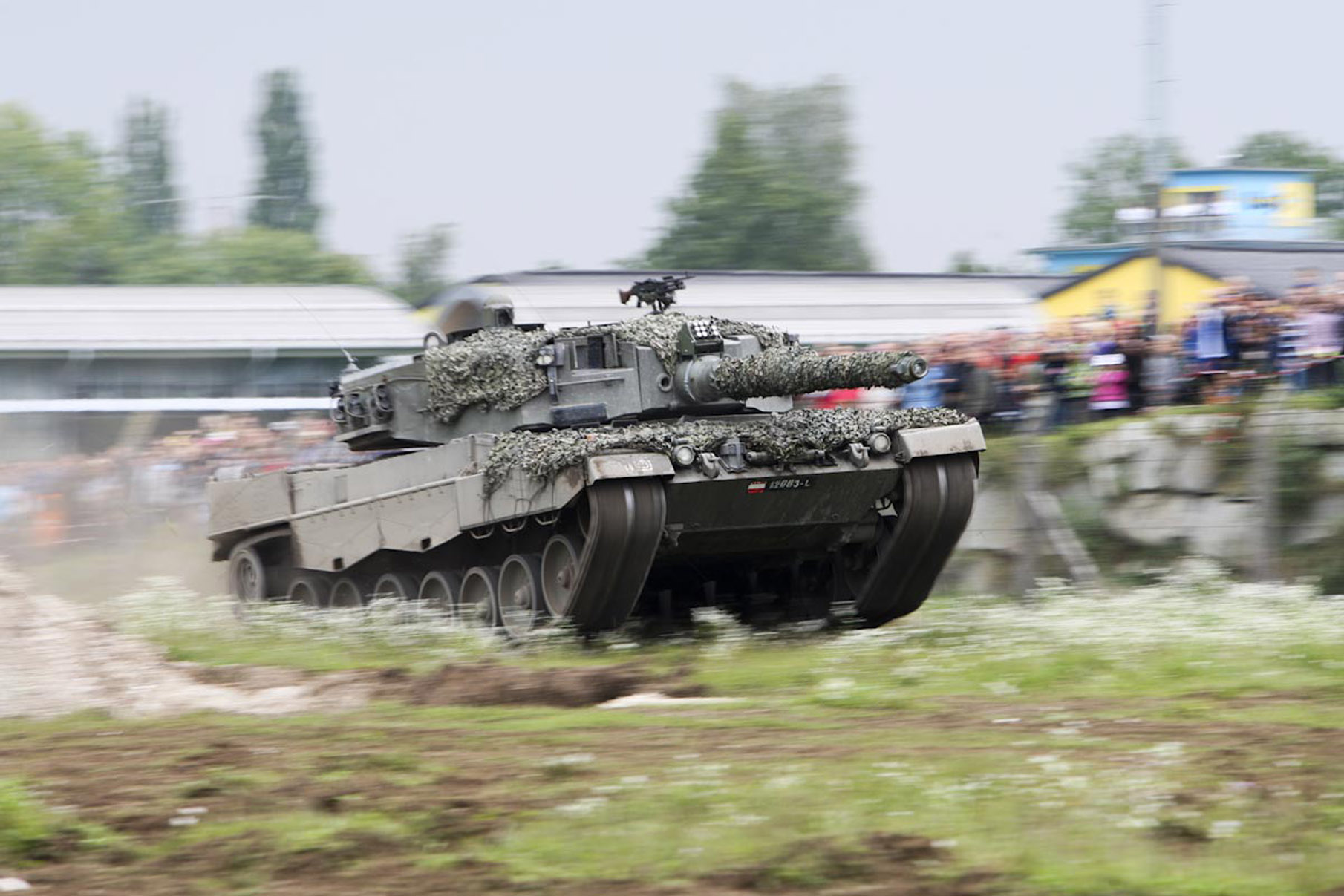 Kampfpanzer Leopard 2A4 - hier beim Tag der offenen Tür in Wels. (Foto: Bundesheer/Tobias Sagmeister)