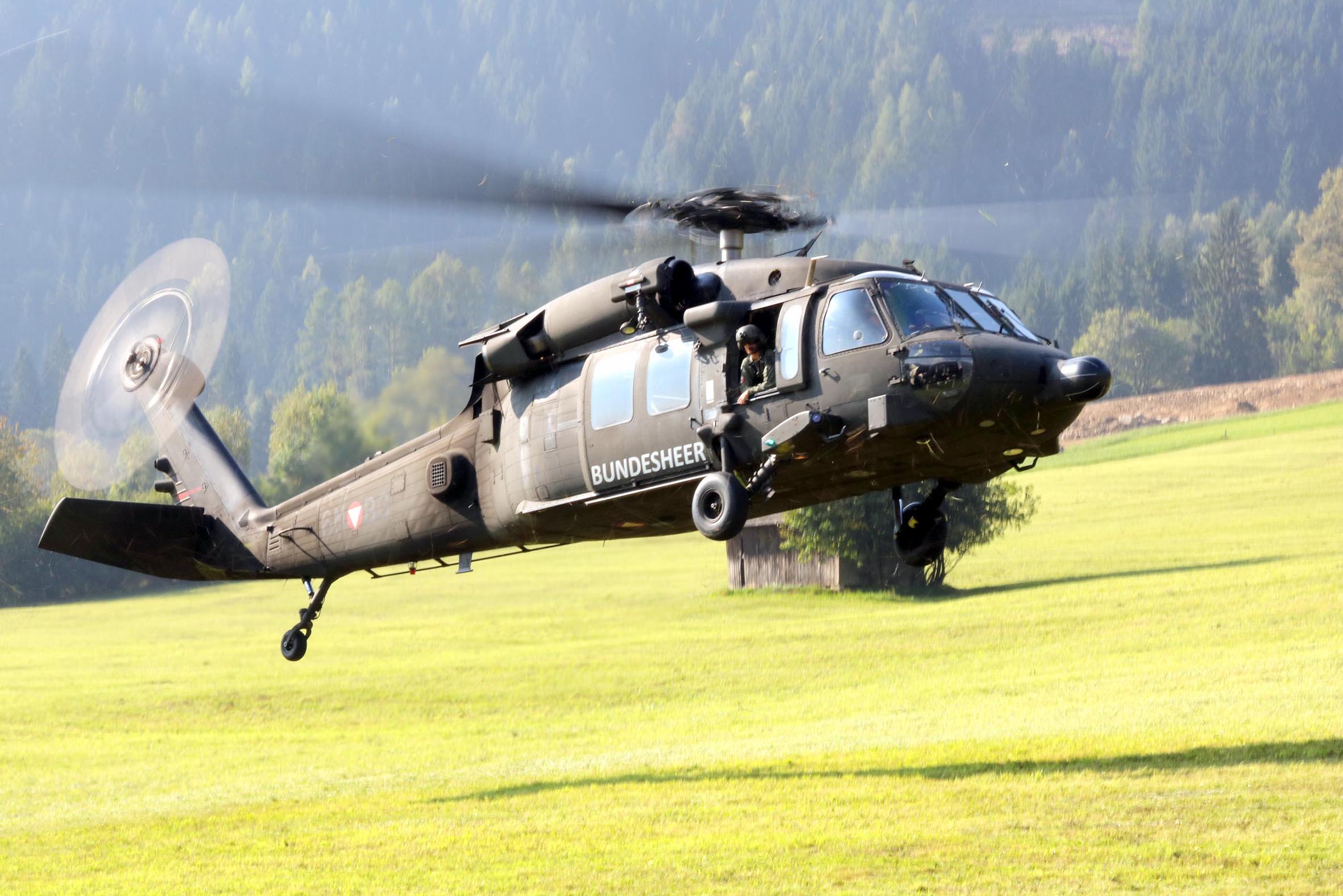 Mehrzweckhubschrauber S-70 Black Hawk. (Foto: Bundesheer/Christian Debelak)