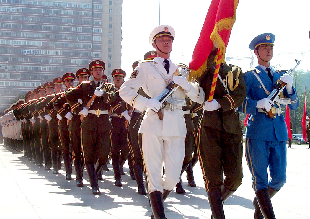 Chinesische Soldaten während einer Parade. (Foto: US Dept. of Defense)