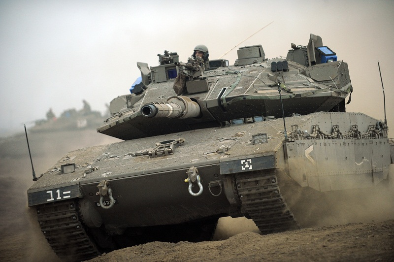 Ein israelischer Merkava IV Panzer. (Foto: Israel Defense Forces/Michael Shvadron)
