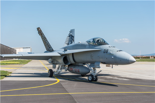 Die F/A-18 Hornet wird in der Schweizer Luftraumüberwachung eingesetzt, derzeit wird nach einem Nachfolger gesucht. (Foto: VBS/DDPS, Alexander Kühni)