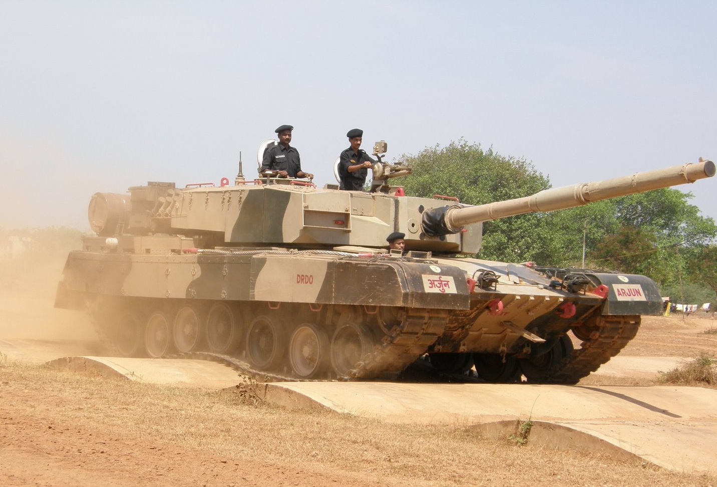 Der indische Kampfpanzer 'Arjun' ist für den Einsatz im Hochgebirge ungeeignet. (Foto: Ajai Shukla, CC BY 2.5 IN)
