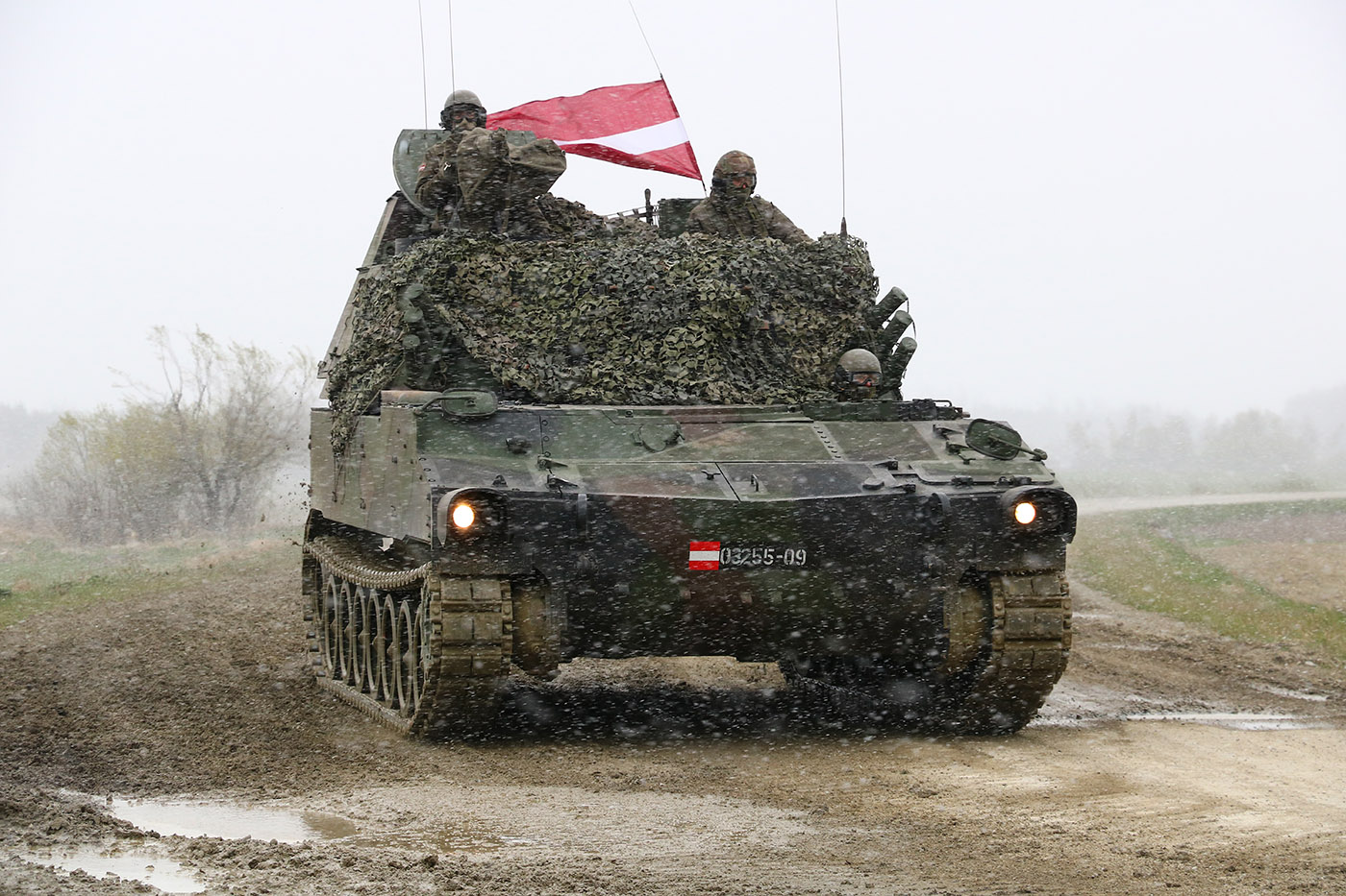 Die lettischen Soldaten wurden in Österreich am Waffensystem ausgebildet. (Foto: Bundesheer/Harold)