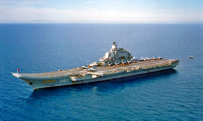 Der russische Flugzeugträger Admiral Kusnezow. (Foto: US DOD/gemeinfrei)
