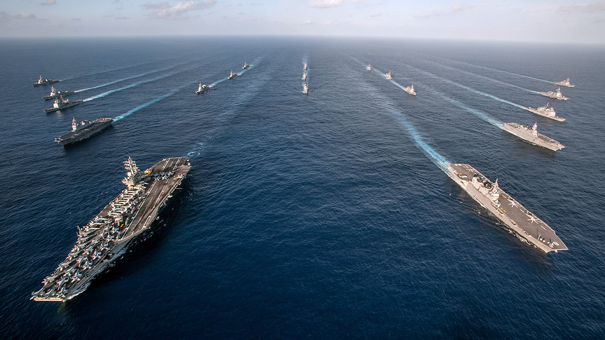 Eine Trägergruppe der U.S. Navy. (Foto: MC3 Nathan Burke/U.S. Navy)