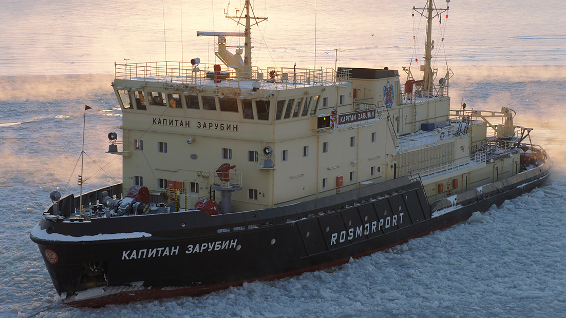Ein russischer Eisbrecher. So ähnlich könnte ein chinesischer Eisbrecher aussehen. (Foto: Yaleks/CC BY-SA 3.0)