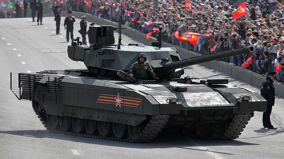Russischer T-14-Kampfpanzer bei der Siegesparade in Moskau 2015. (Foto: Vitaly V. Kuzmin/CC BY-SA 4.0)