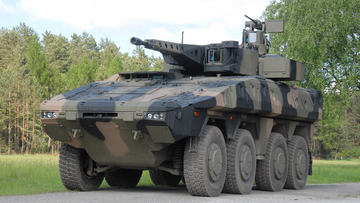 „Boxer“-Radpanzer mit „Lance“-Turm. (Foto: Graham Robson-Parker/CC BY-SA 4.0)
