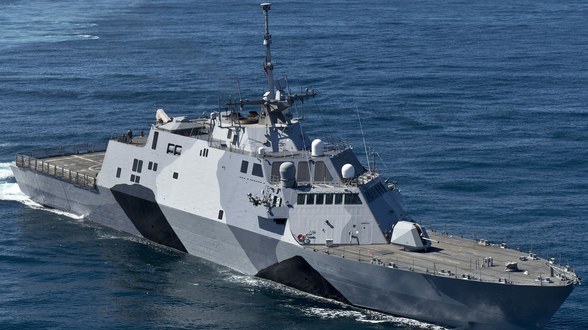 LCS der „Freedom“-Klasse. (Foto: U.S. Navy/Mass Communication Specialist 1st Class James R. Evans, Public Domain)