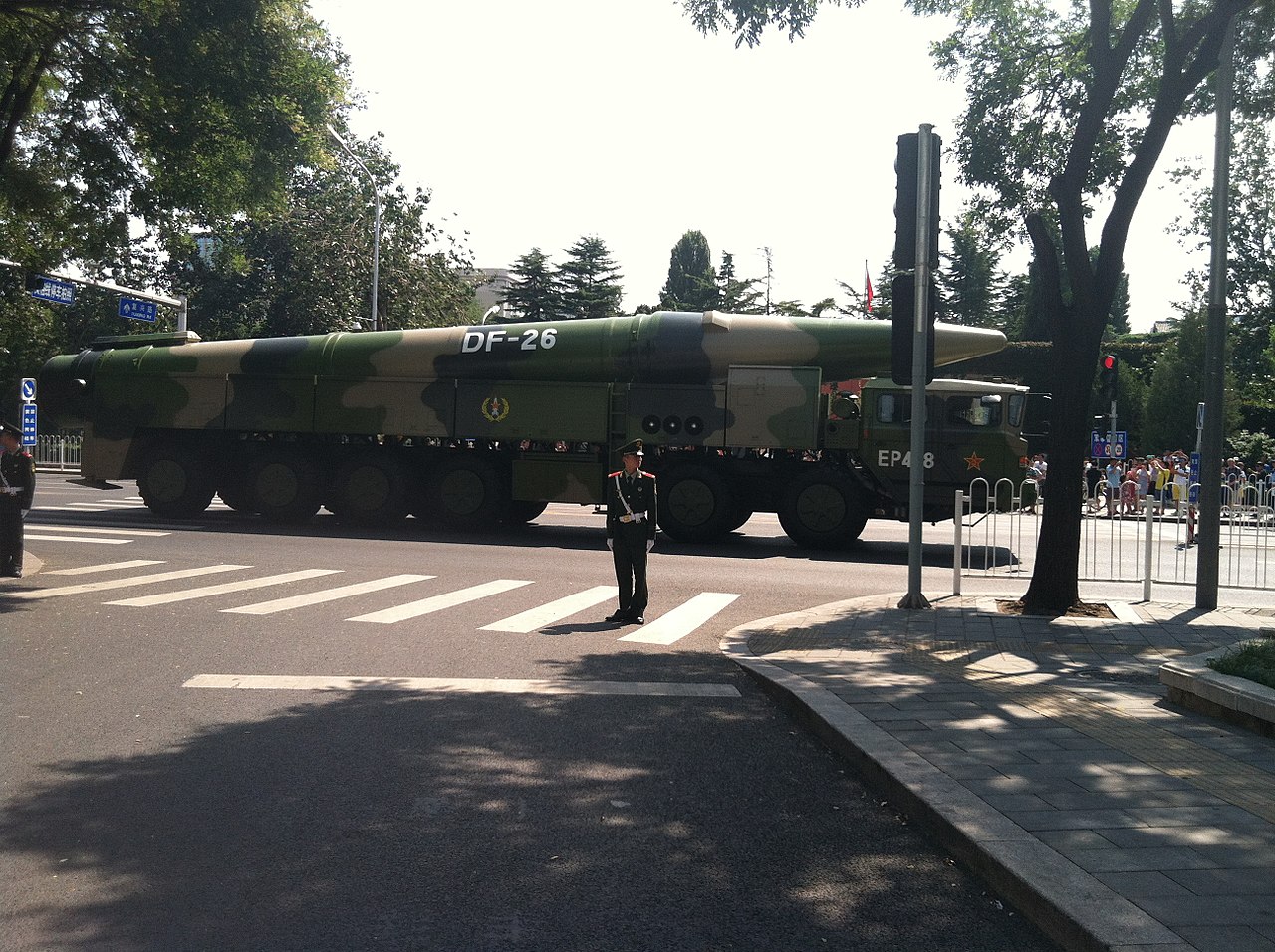 China mobilisiert Raketenstreitkräfte die mit der Dong-Feng 26 ausgerüstet sind. (Foto: IceUnshattered/CC BY-SA 4.0)