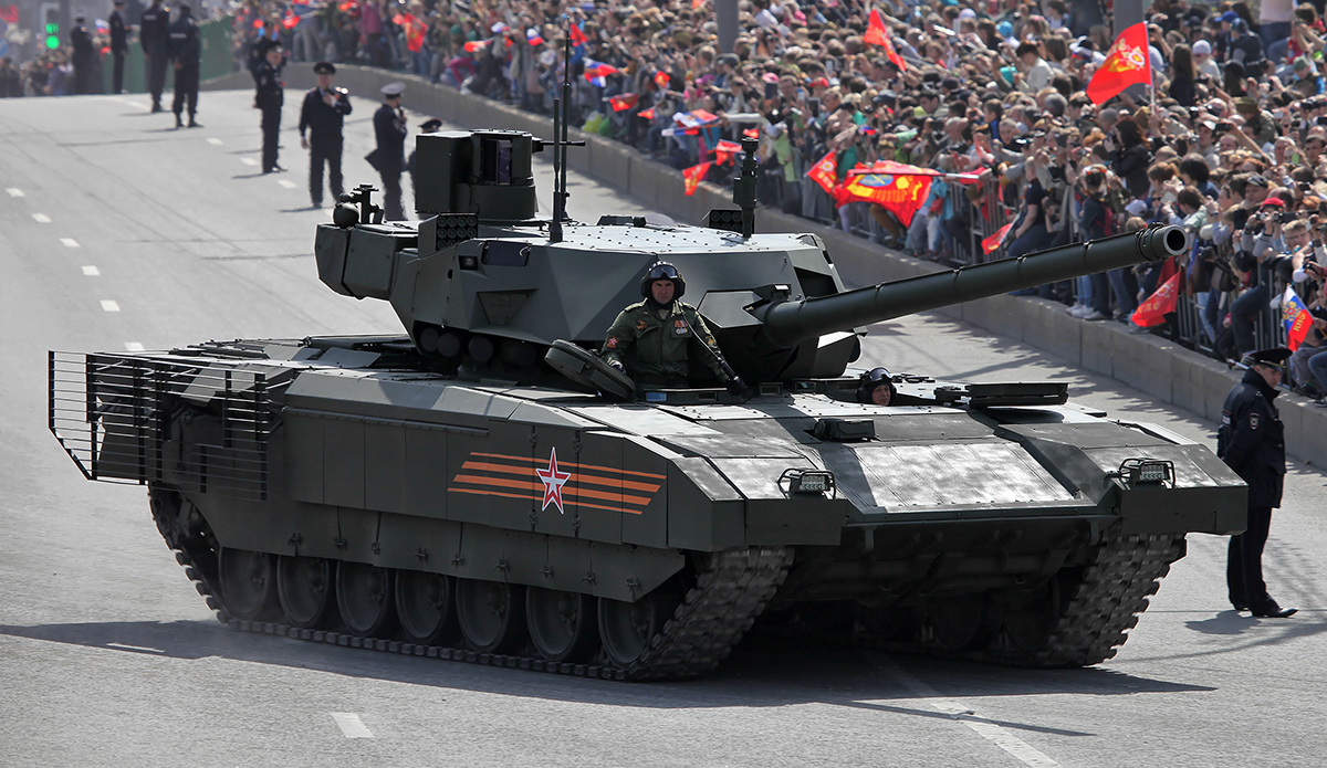 Russischer Kampfpanzer T-14 „Armata“ bei einer Parade. (Foto: Vitaly V. Kuzmin/CC BY-SA 4.0)