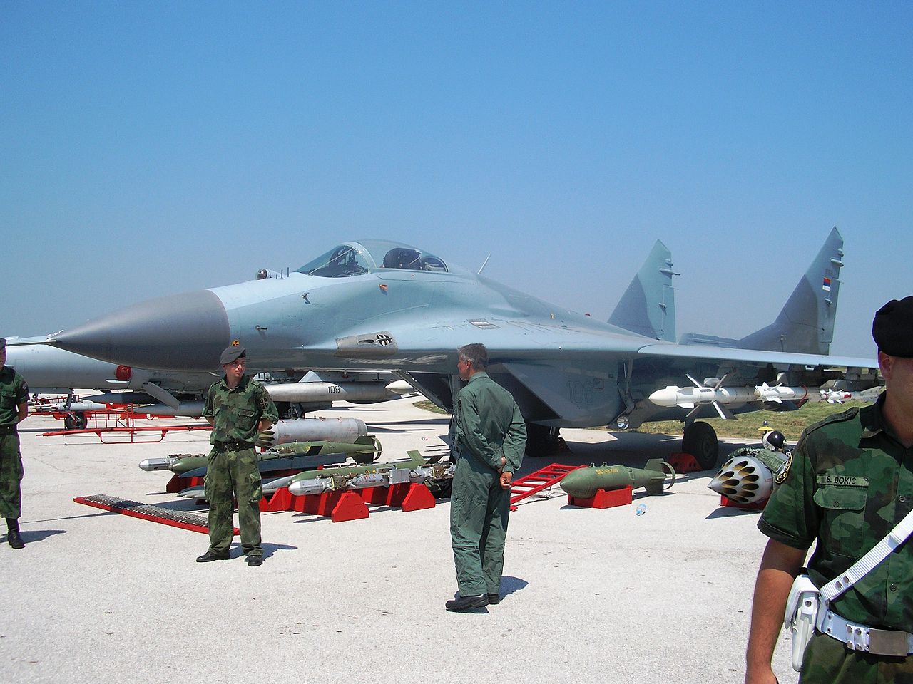 Serbisches MiG-29-Kampfflugzeug. (Foto: Srdan Popovic/CC BY-SA 4.0)