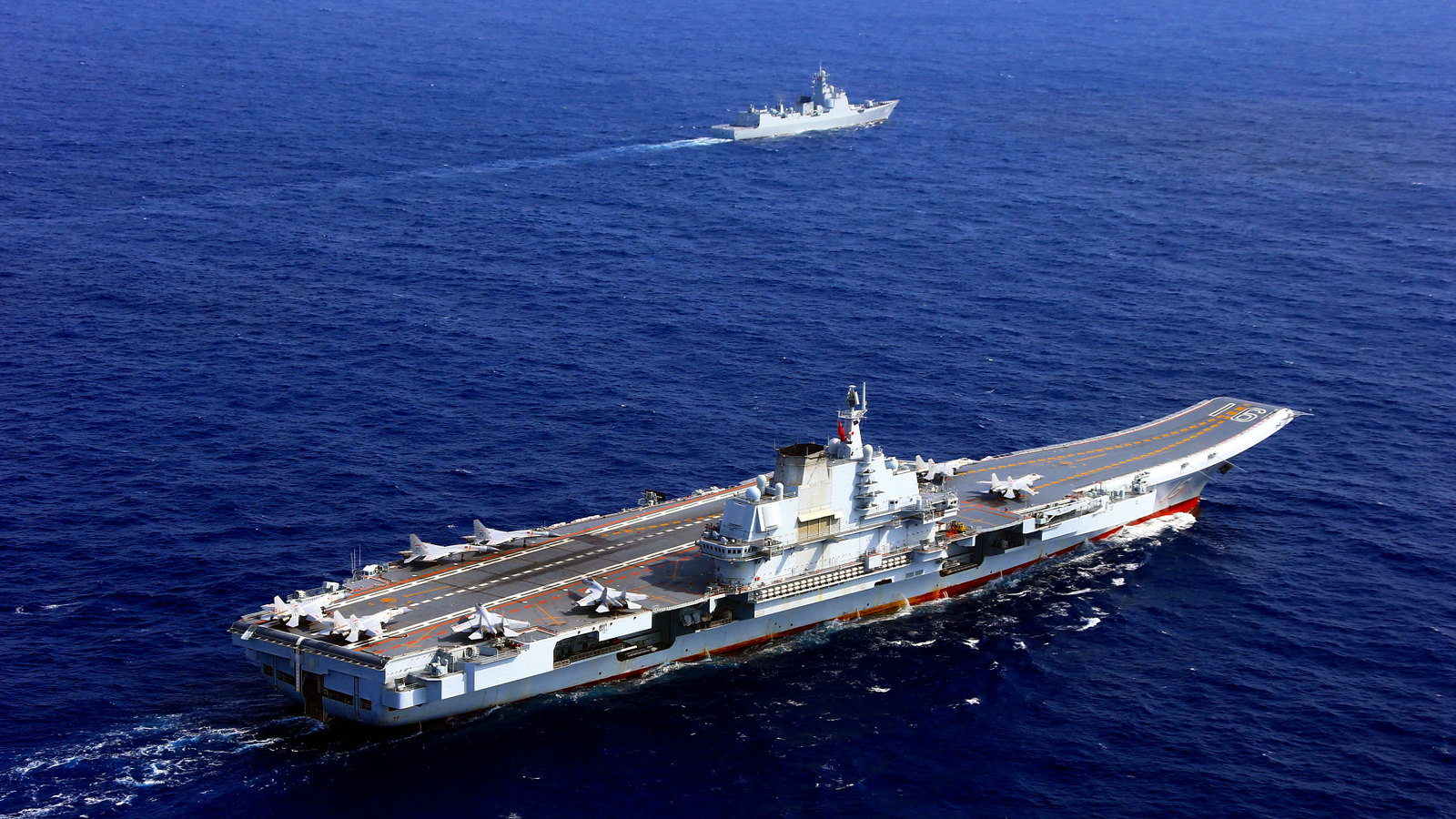 Der chinesische Flugzeugträger „Liaoning“ wurde sechs Monate lang zum Kampfschiff umgebaut. (Foto: rhk111, CC0)