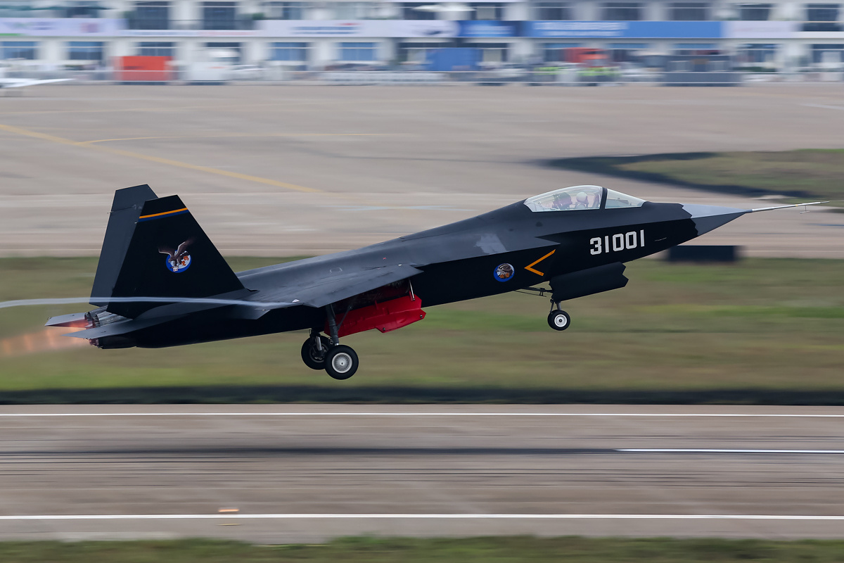 Die Type J-31 absolvierte ihren Jungfernflug am 31. Oktober 2012 und steht jetzt vor der Einführung bei der chinesischen Luftwaffe. (Foto: wc, CC BY-SA 4.0)