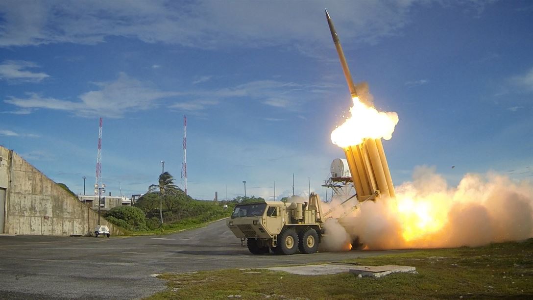 Die südkoreanische Raketenabwehr (im Bild: Terminal High Altitude Area Defense System) erhält aufgrund der Aufkündigung der Geheimdienst-Zusammenarbeit mit Japan derzeit keine Flugbahn-Informationen über nordkoreanische Raketen. (Foto: DoD, gemeinfrei)