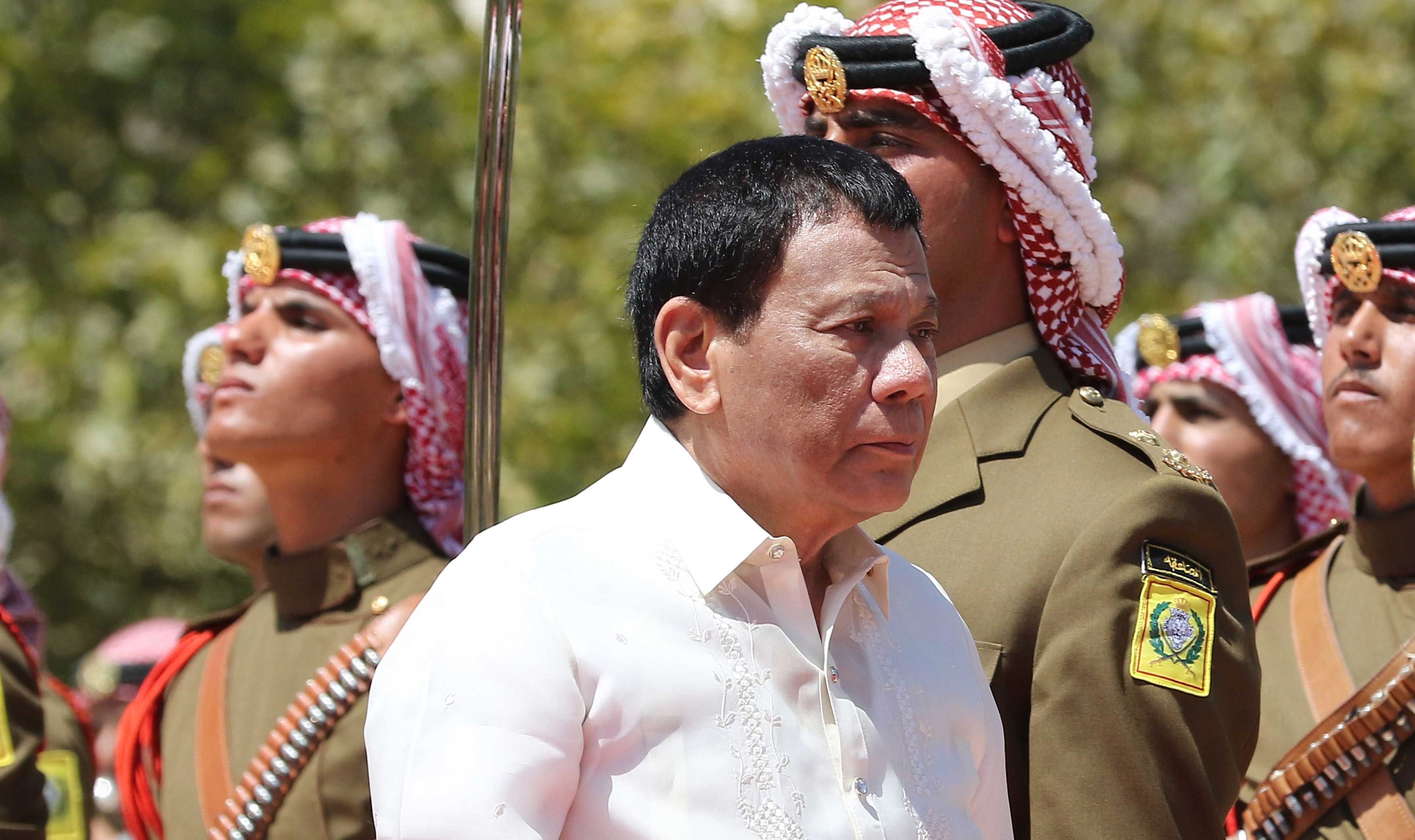 Der philippinische Präsident Rodrigo Roa Duterte hat das militärische Abkommen zwischen den Philippinen und den USA aufgekündigt. (Foto: Addustour, Jordan Press & Publication Co., CC BY-SA 4.0)