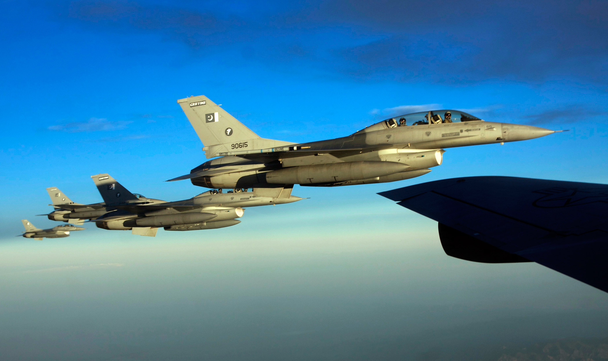 Die pakistanischen F-16-Kampfflugzeuge waren der indischen Luftwaffe überlegen. (U.S. Air Force, gemeinfrei)