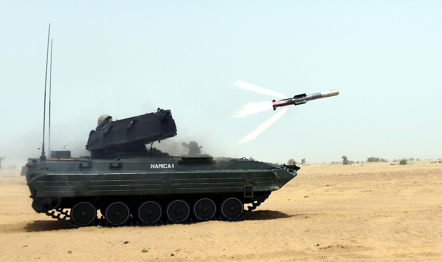 Indien führte am 22. Oktober 2020 letzte Tests mit der Anti-Panzer-Rakete Nag durch. (Foto: MoD, GODL-India)