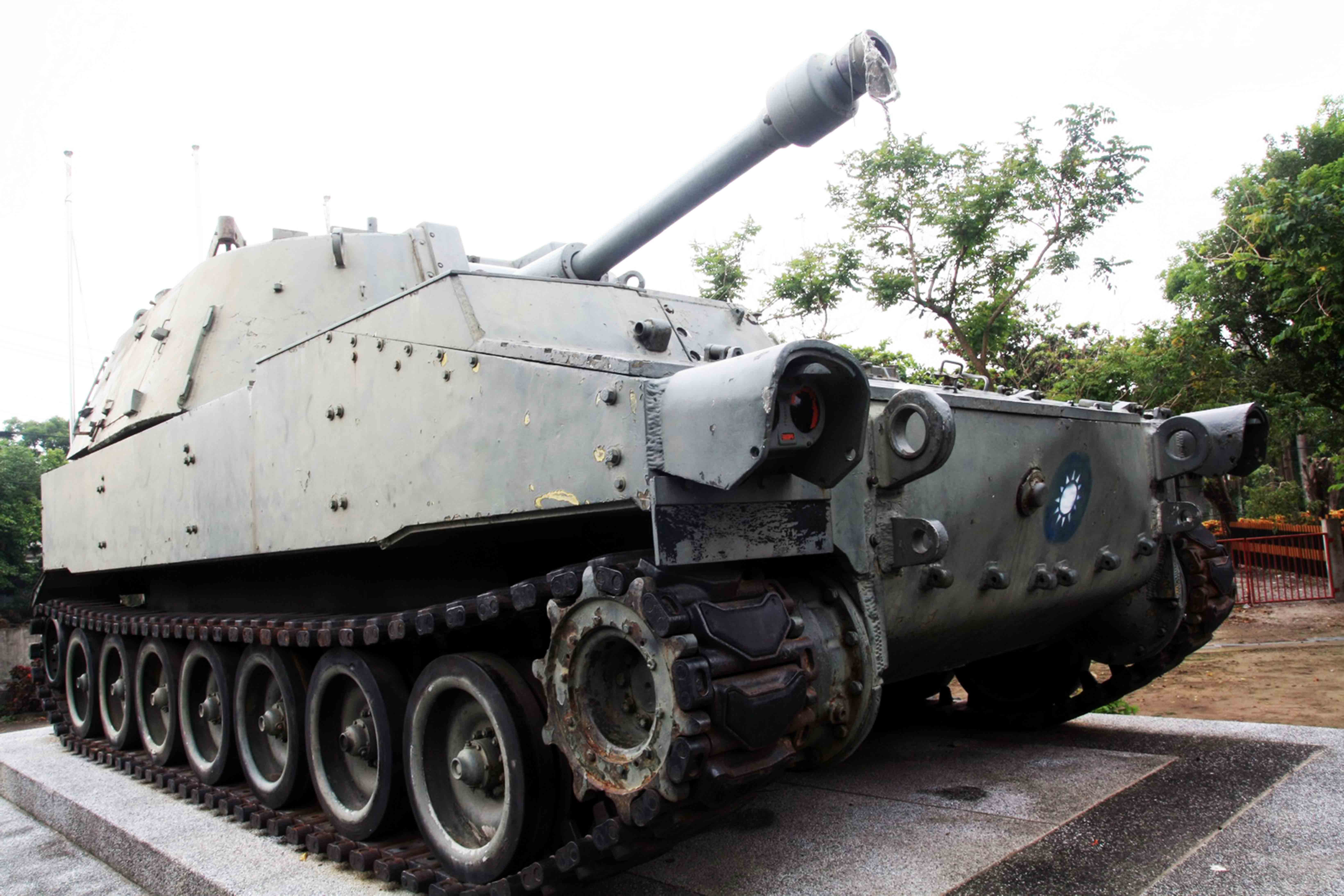 Eine M108-Panzerhaubitze der taiwanesischen Armee. (Symbolbild: Joe Lo, Wikipedia, gemeinfrei)