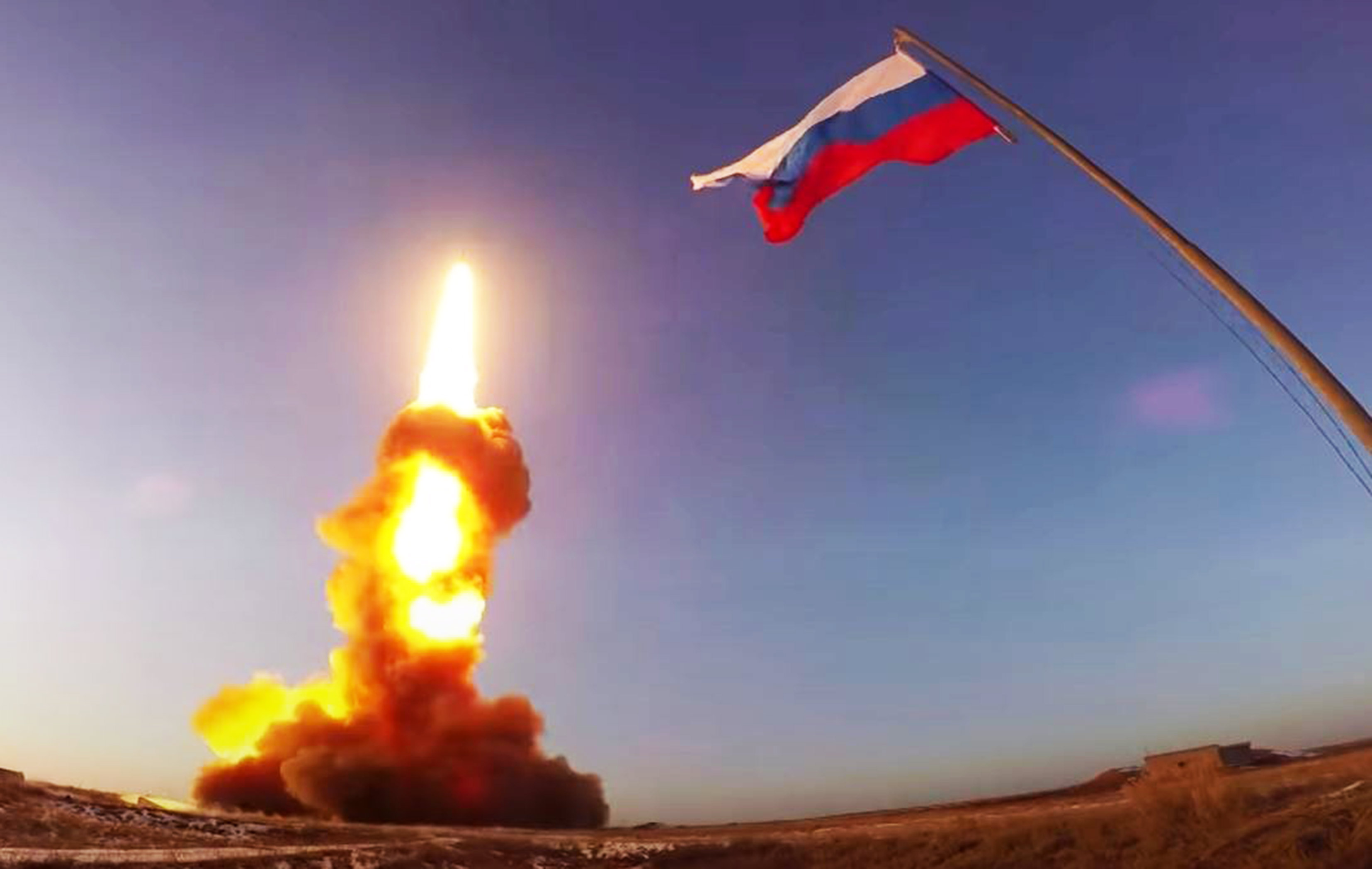 Russisches Verteidigungsministerium veröffentlicht Start des Raketenabwehrsystems. (Bild: Screenshot/Russisches Verteidigungsministerium)