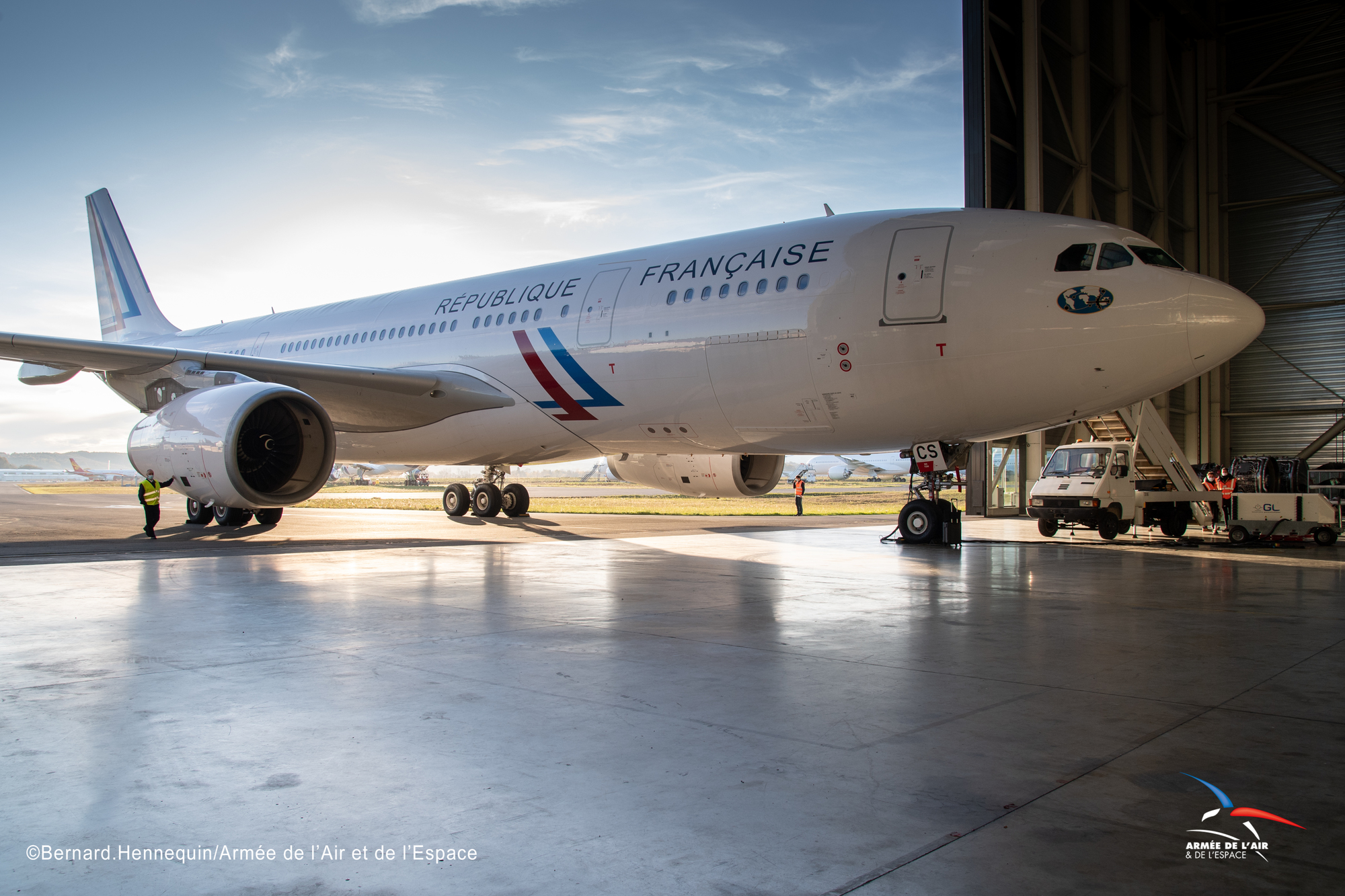 Die erste A330-200 Maschine wurde der französischen Luftwaffe zugestellt. (Bild: Bernard Hennequin/Armee de l'Air et de l'Escape)
