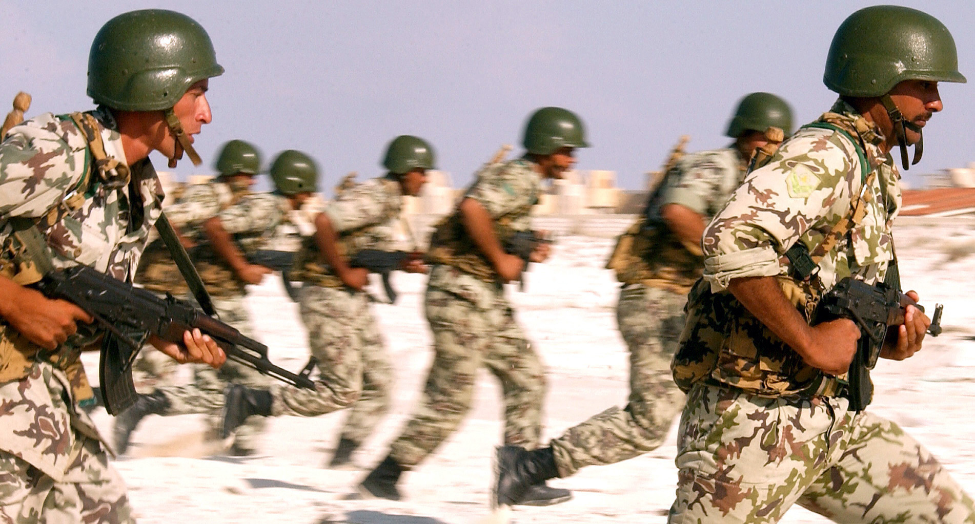 Ägyptische Soldaten bei einem Manöver. (Symbolbild: SRA D. Myles Cullen, USAF, gemeinfrei)