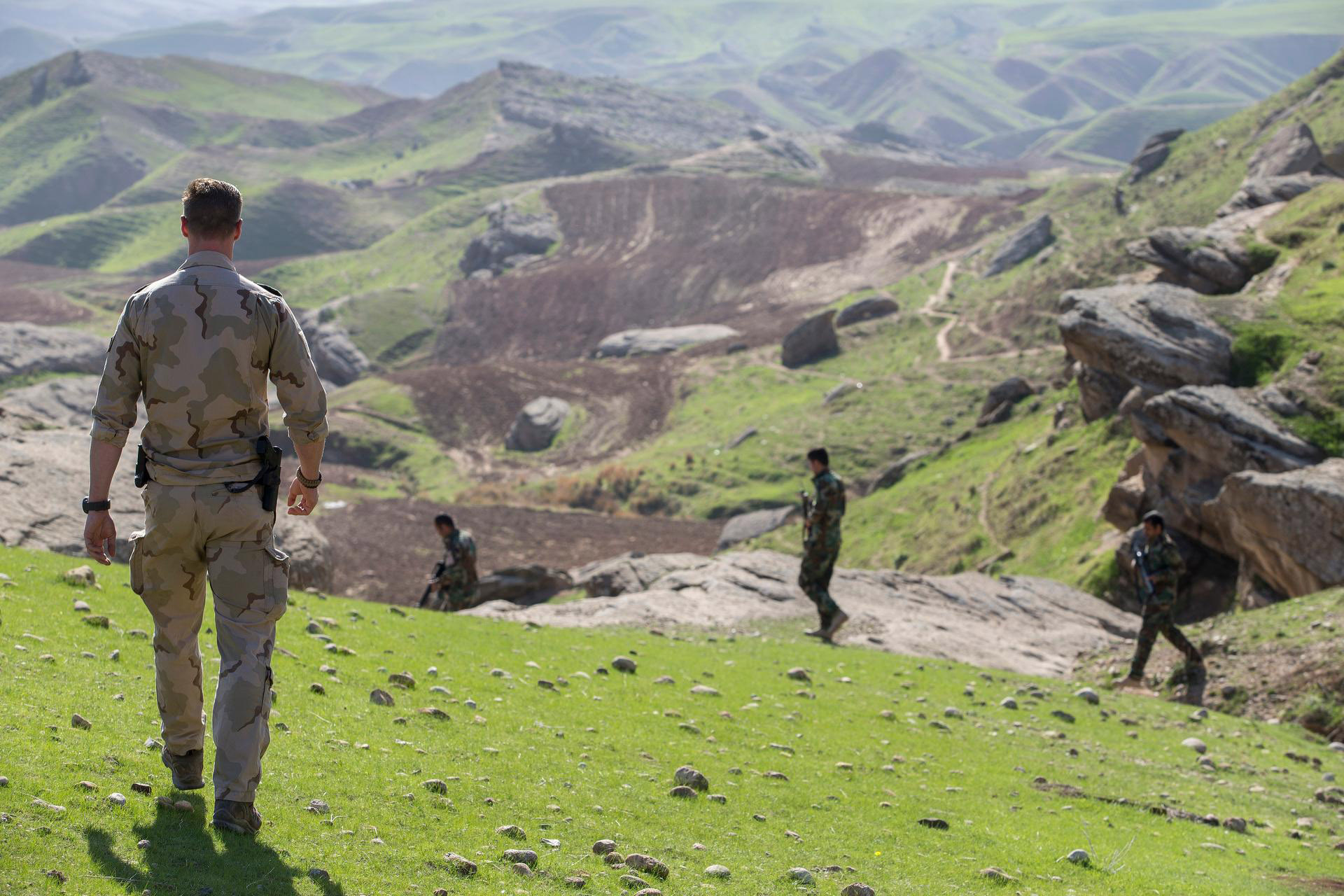 Niederländische Soldaten trainieren im Irak Peshmerga. (Archivfoto: Niederländische Streitkräfte)