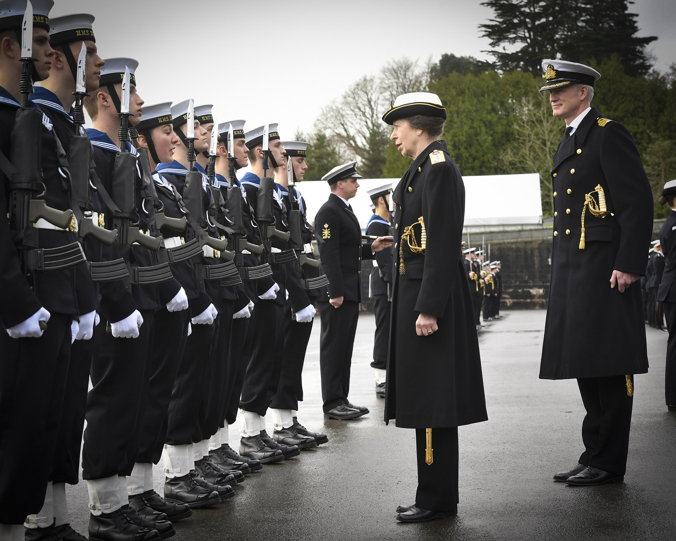 Prinzessin Anne bei einem Besuch des „Britannia Royal Naval College“. (Symbolfoto: Royal Navy)