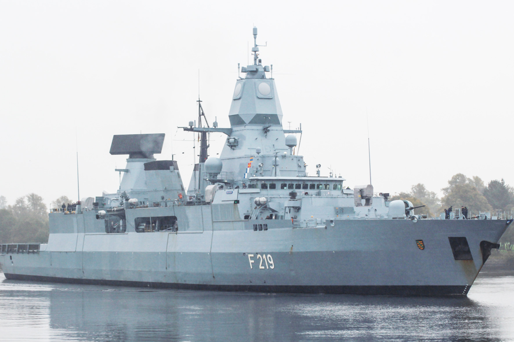 Die Sachsen (F 219) ist eine Fregatte der Klasse 124 der Deutschen Marine. (Bild: Mark Harkin; CC BY 2.0)