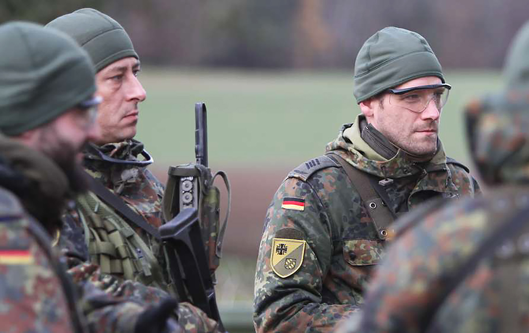Soldaten des Heimatschutzregiments 1 bei der Ausbildung. (Foto: Bundeswehr/Felicia Englmann)