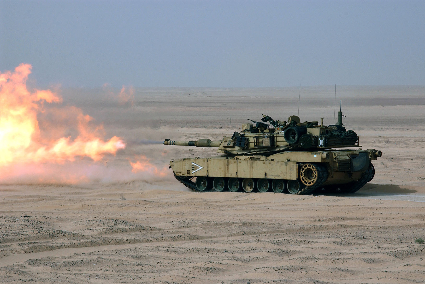 US-Kampfpanzer Abrams M1A1. (Foto: Ted Banks/U.S. Navy; CC)