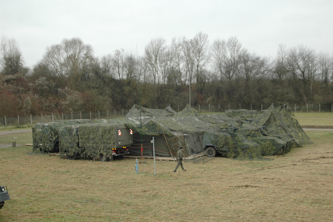 Der vorgeschobene Gefechtsstand der 4. Panzergrenadierbrigade. (Foto: 4.PzGrenBrig/Schauer) 