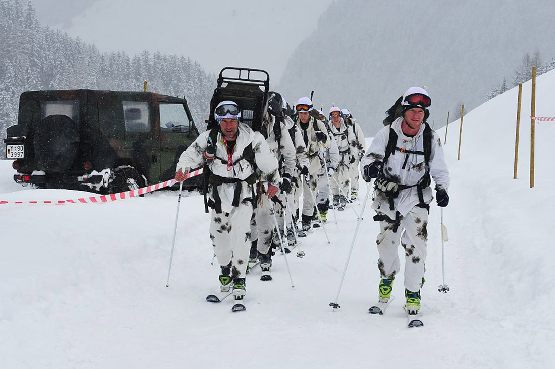 Die letzten Meter vor dem Ziel. (Foto: Bundesheer/Martin Hörl)