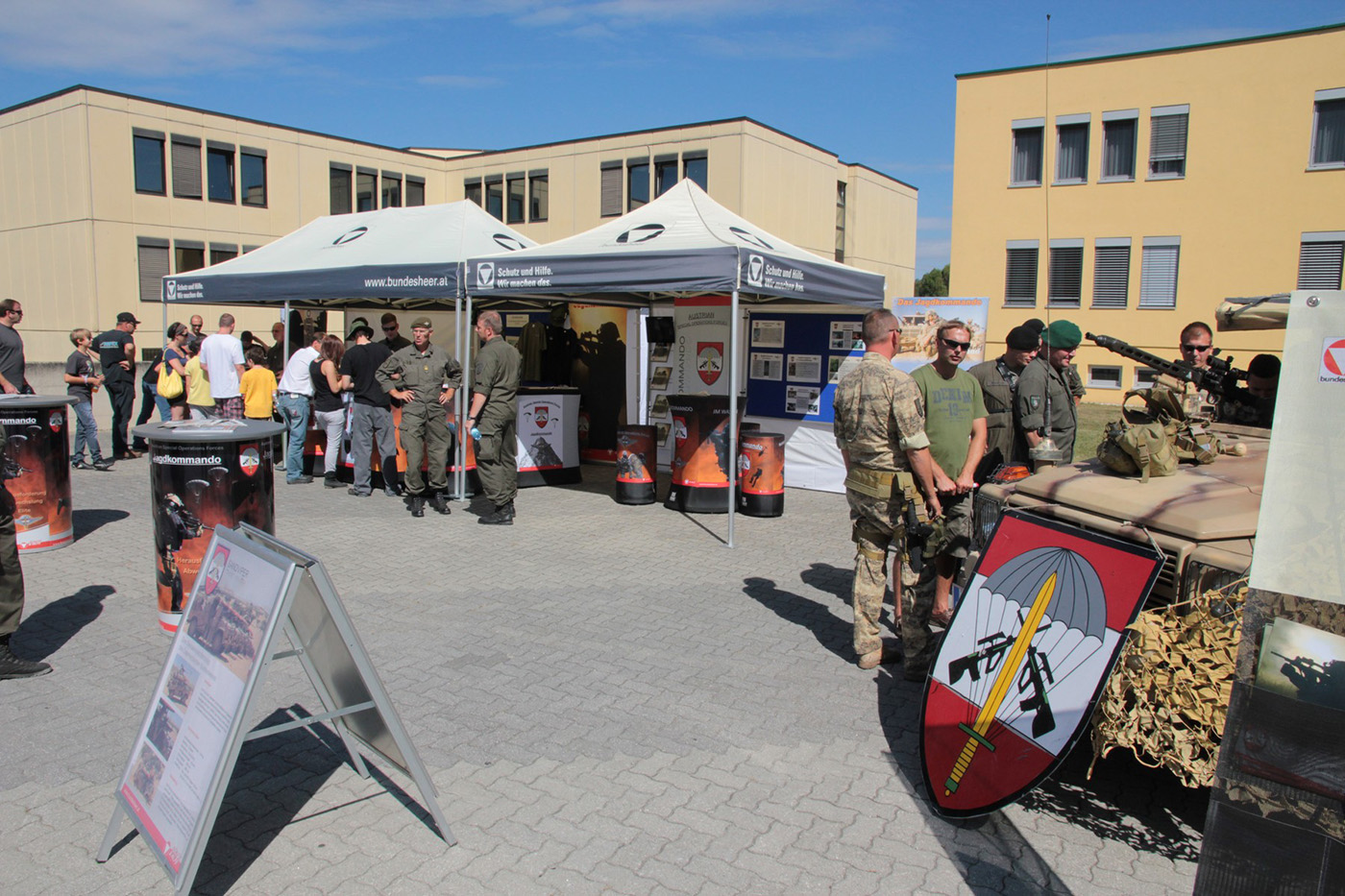Am Tag der Sicherheit wird ein vielfältiges Programm geboten. (Foto: Bundesheer/Klaus Frank)