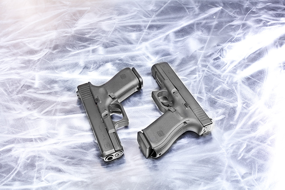 Die Glock G 17 und G19 der fünften Generation. (Foto: Glock)
