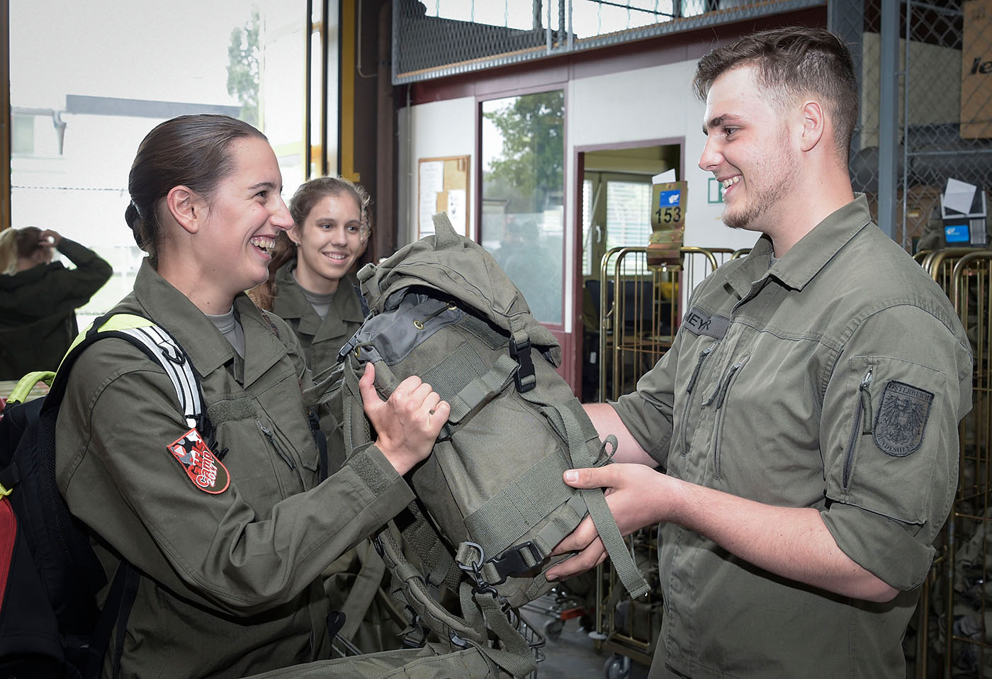 Gut gerüstet für das Wochenende. (Foto: Bundesheer/Pusch)