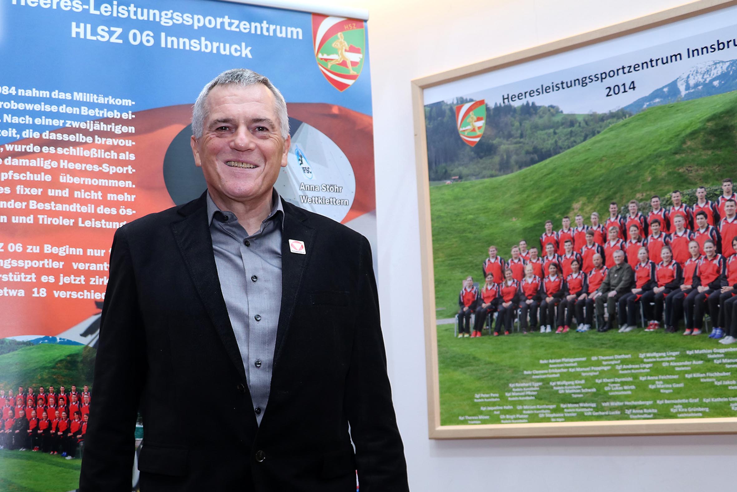 Vizeleutnant Walter Hechenberger, Kommandant des Heeresleistungssportzentrum 6 in Innsbruck geht in den Ruhestand. (Foto: Bundeheer/Martin Hörl)