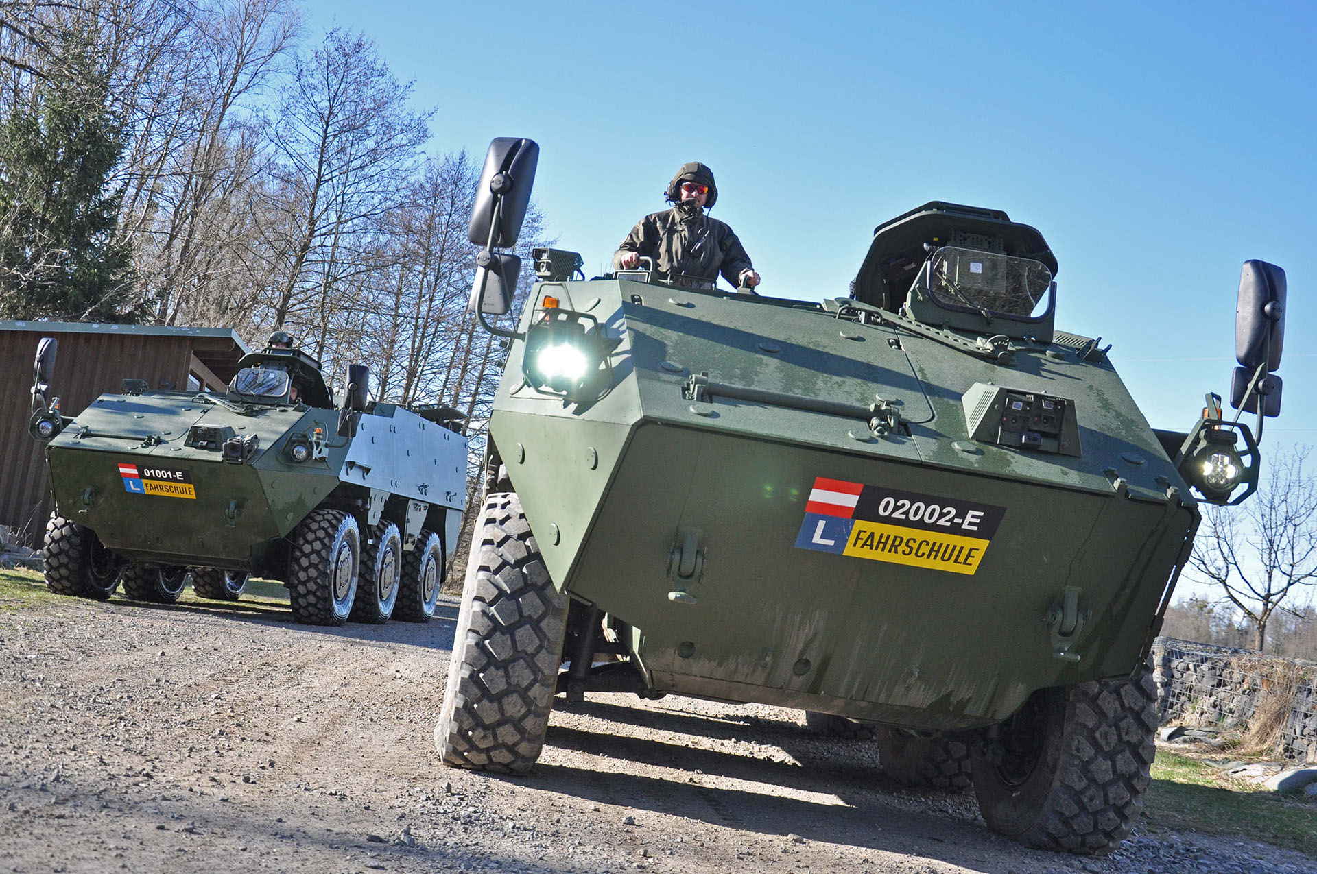 Am 11. März 2019 startete die erste Fahrschule am Mannschaftstransportpanzer „Pandur Evolution“ beim Jägerbataillon 17 in Straß. (Foto: ÖBH/Robert Gießauf) 