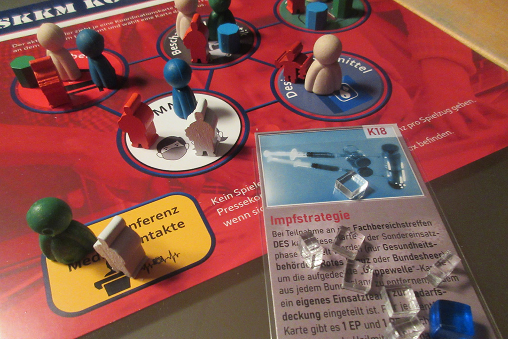 COVID Buster ist ein analoges Planspiel und Werkzeug zur Simulation sowie Bewältigung der Corona-Pandemie. (Foto: Robert Fritz)