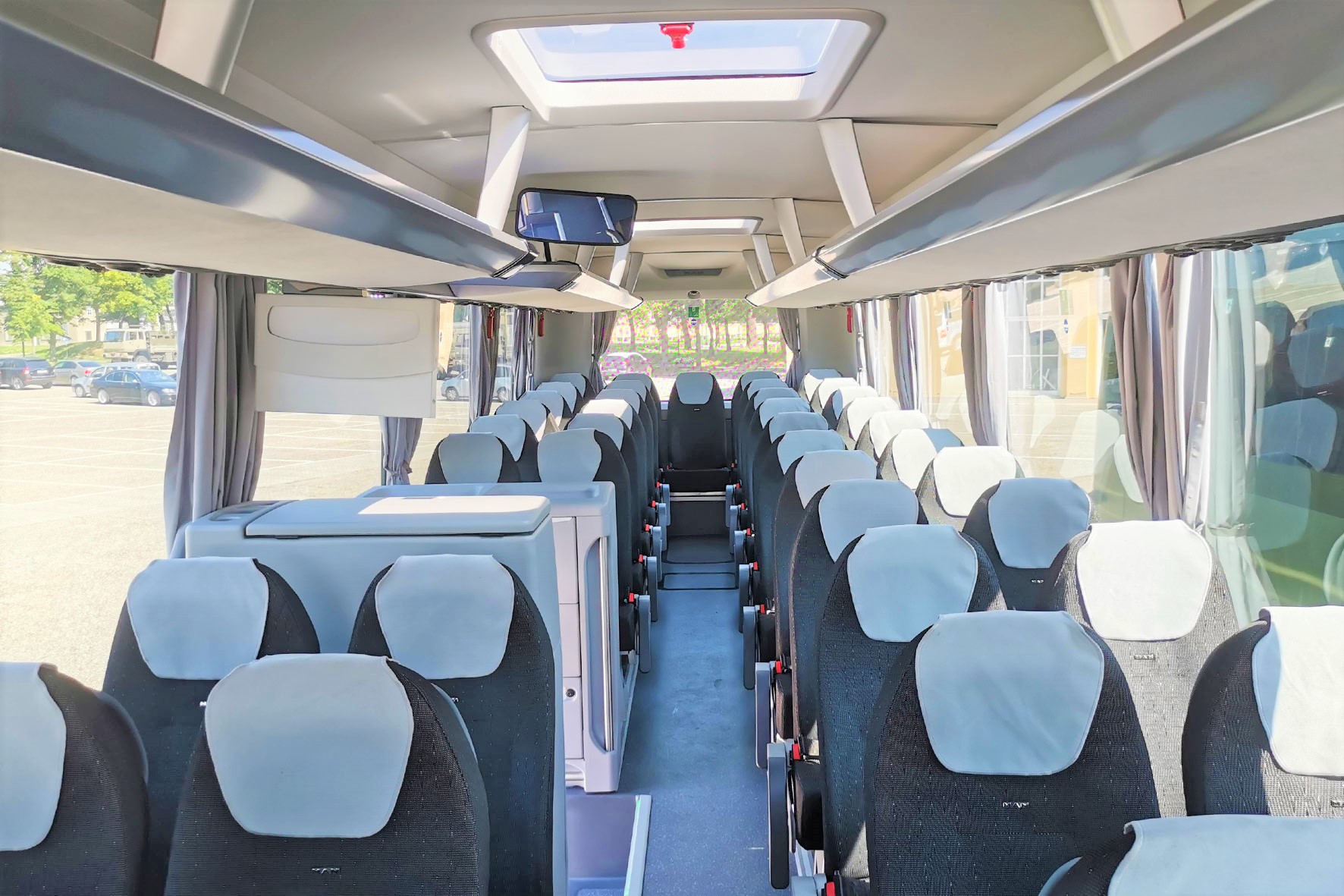 Die Busse von Innen. (Foto: RedTD/Christoph Fuchs)