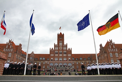 Luftaufnahme der Marineschule Mürwik